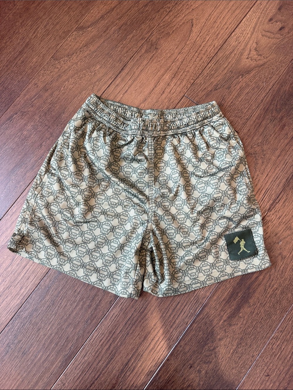 Baseballism Boys Green Athletic Shorts Size Medium - C26-050